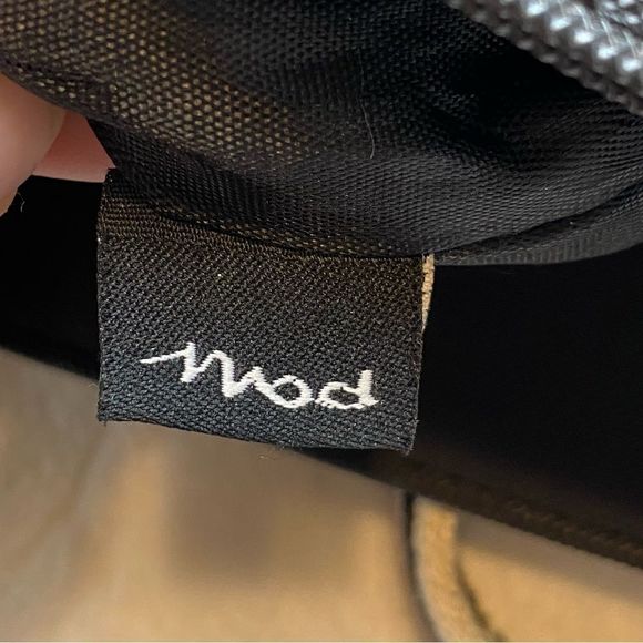 Mod Large Bucket Tote/Backpack Black and White main image 11